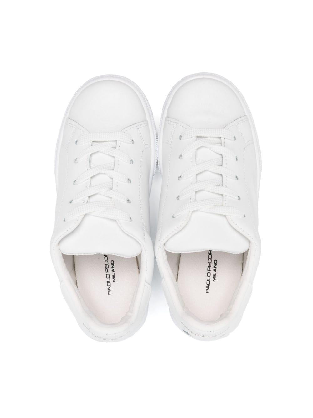Sneakers per bambino Paolo Pecora Kids bianco in finta pelle PP3603-25E BIANCO PAOLO PECORA KIDS 