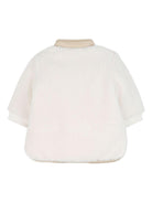 Giubbino per neonata Chloé Kids bianca con chiusura frontale con bottoni a pressione C20728 117 CHLOE' KIDS 