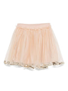 Gonna midi per bambina Douuod Kids beige con paillettes DV7A21 Z2454 185 DOUUOD 