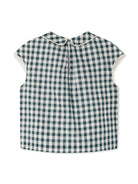 Blusa Elivia per bambina Bonpoint verde con girocollo S05GBLW00026 448A BONPOINT 