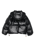 Giubbino per bambina Elisabetta Franchi La Mia Bambina nero con maniche a palloncino EFGB133CNY065 N000 ElISABETTA FRANCHI 