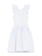 Abito Cloudia per bambina Molo azzurro con ruches 2S25E108 5467 MOLO 
