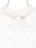 Tutina per neonato La Stupenderia beige con colletto alla Peter Pan 1CBPG05 V23C42 LA STUPENDERIA 