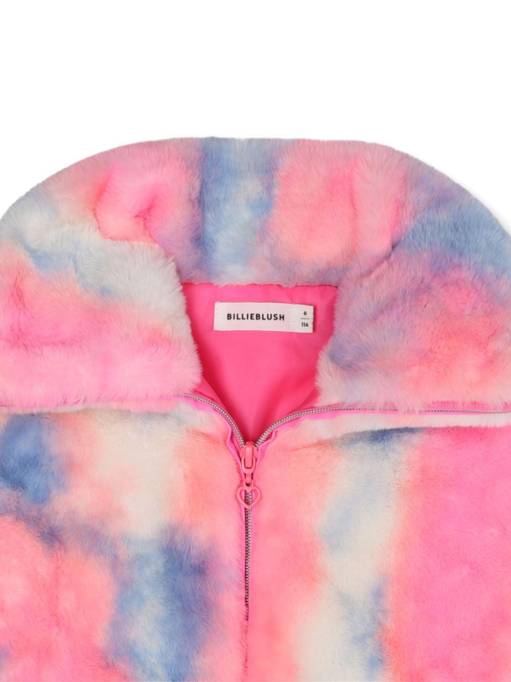 Giubbino per bambina Billieblush rosa con fantasia tie dye U21596 473 BILLIEBLUSH 