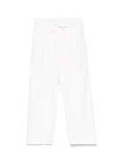 Pantaloni per bambino Paolo Pecora Kids bianco con coulisse PP3915 GESSO PAOLO PECORA KIDS 