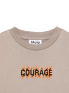 T-shirt per bambino Molo Rodney beige con dettagli applicati 1S25A214 5450 MOLO 