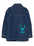 Giacca di jeans per bambino Stella McCartney Kids in denim con motivo ricamato TX2P07 Z0746 635 STELLA McCARTNEY KIDS 