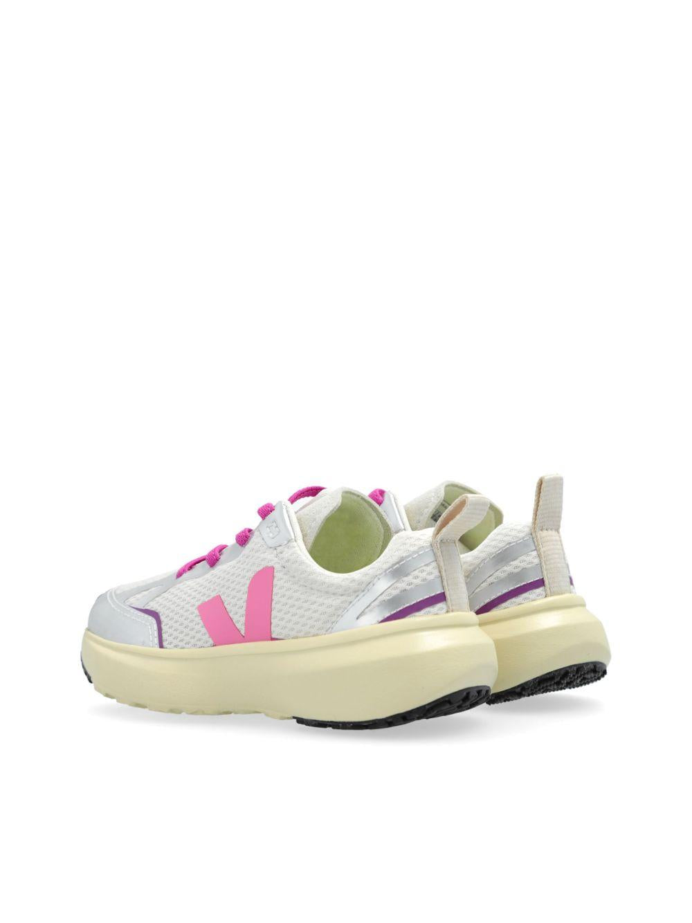 Sneakers per bambina VEJA Kids Canary bianco con chiusura con lacci YL1803821C SMALL CANARY VEJA KIDS 