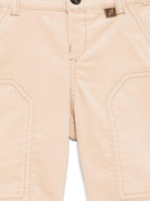 Pantaloni per neonato Fendi Kids beige con tasca posteriore logata BMF233 AS5B F1P2P FENDI KIDS 