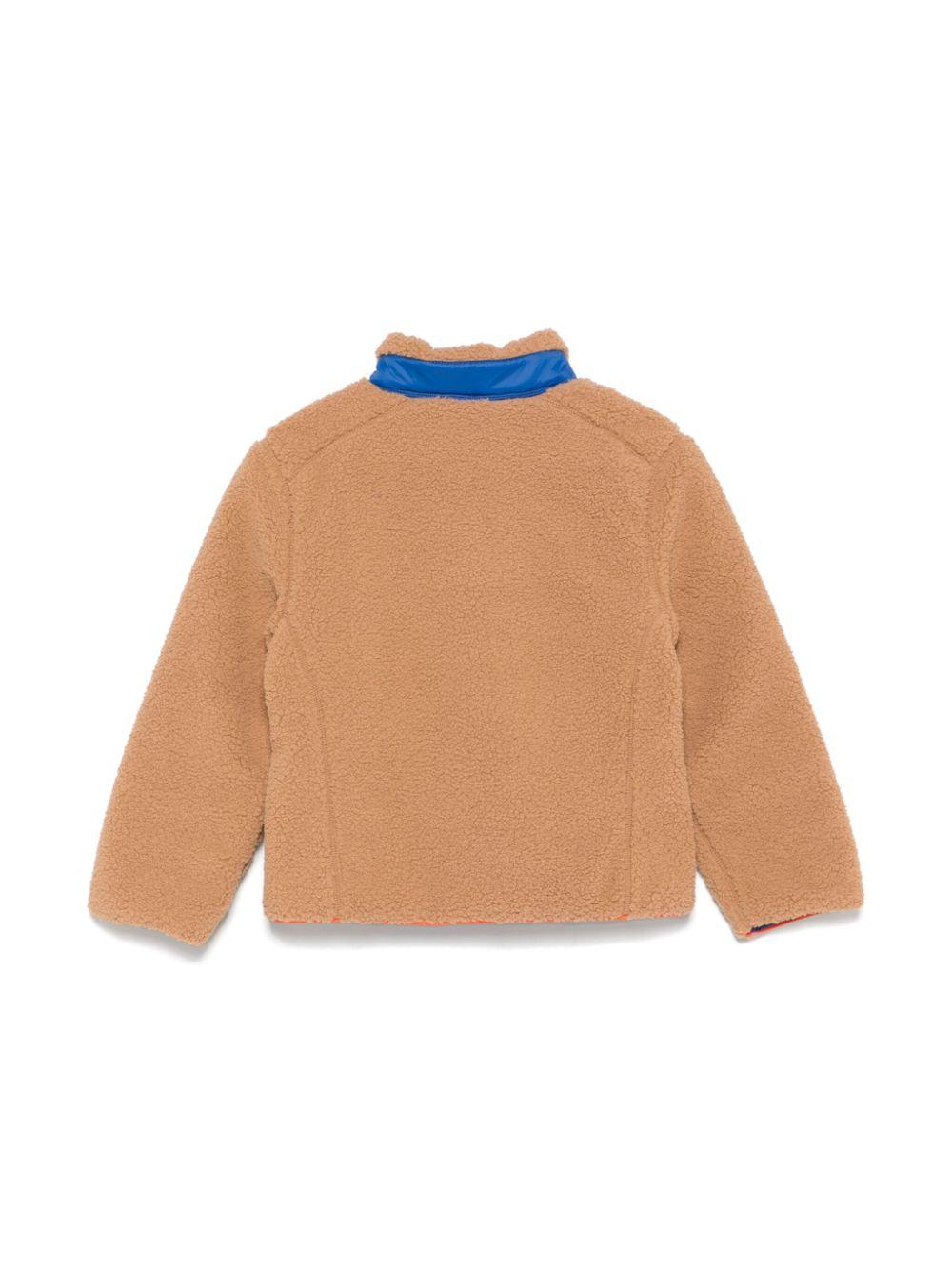 Giacca imbottita per bambino POLO RALPH LAUREN KIDS beige reversibile con collo a contrasto 949927 001 Ralph Lauren kids 