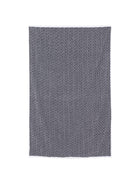 Telo mare per bambini Balmain Kids bianco e nero con stampa geometrica all-over BYCP40 Z2228 100NE BALMAIN KIDS 