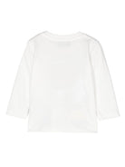T-shirt per neonati Moschino Kids bianco con motivo Teddy Bear MSO00RLAA10 10063 MOSCHINO KIDS 