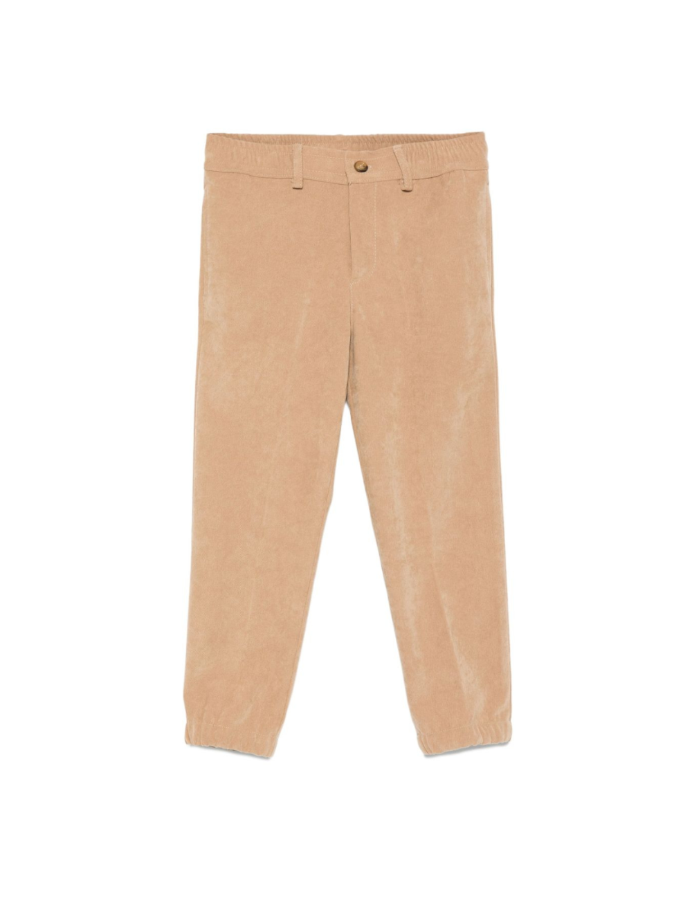 Pantaloni per bambino Trussardi Junior marroni in velluto a coste con bordi elastici TBA25150PA IRISH CR. TRUSSARDI JUNIOR 