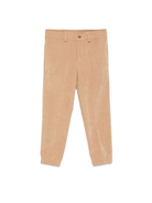 Pantaloni per bambino Trussardi Junior marroni in velluto a coste con bordi elastici TBA25150PA IRISH CR. TRUSSARDI JUNIOR 