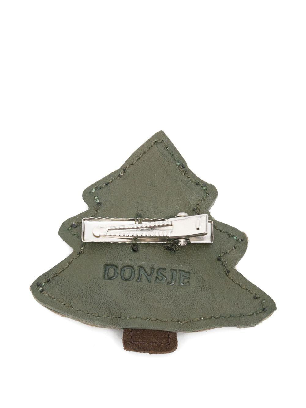 Fermaglio per capelli per bambina Donsje verde a forma di albero 6024605 LE125 DONSJE 