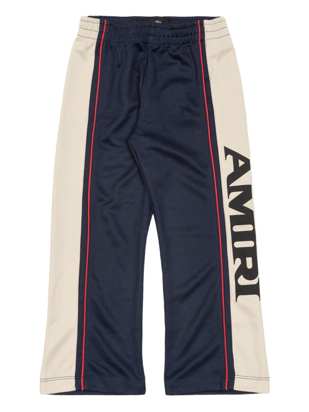 Pantaloni sportivi per bambino Amiri Kids blu con dettaglio logo ACBMPA1001 508 AMIRI 