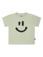 T-shirt con stampa per bambino Molo verde con scollo rotondo 6S25A207 5406 MOLO 