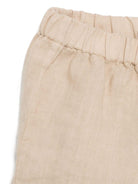 Set con shorts per neonato Il Gufo beige in lino P25DP517L6009 126 IL GUFO 