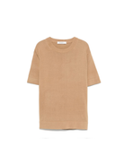 T-shirt in cotone per bambino Paolo Pecora Kids beige con girocollo PP3983 BEIGE PAOLO PECORA KIDS 