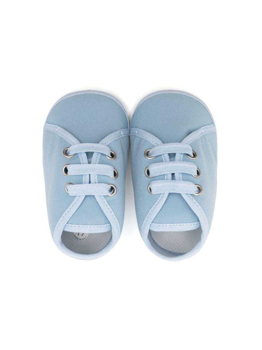 Sneakers azzurre per neonato con punta a contrasto Colorichiari<BR/> MN9578804741B 50 COLORICHIARI 