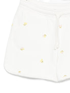 Shorts per bambina Bonpoint bianco con motivo ricamato S06GBEK00001 603 BONPOINT 