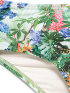 Bikini per bambina Molo verde con stampa grafica 8S25P117 9238 MOLO 