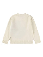 Maglione per bambino Molo bianco con stampa sul davanti 6W25K207 9639 MOLO 