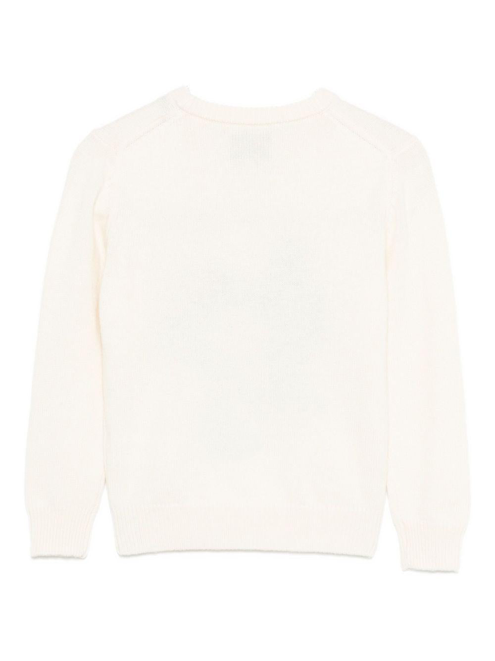 Maglione per bambino MC2 Saint Barth Kids bianco con stampa Snoopy DOU0001 01679I MC2 ST. BARTH KIDS 
