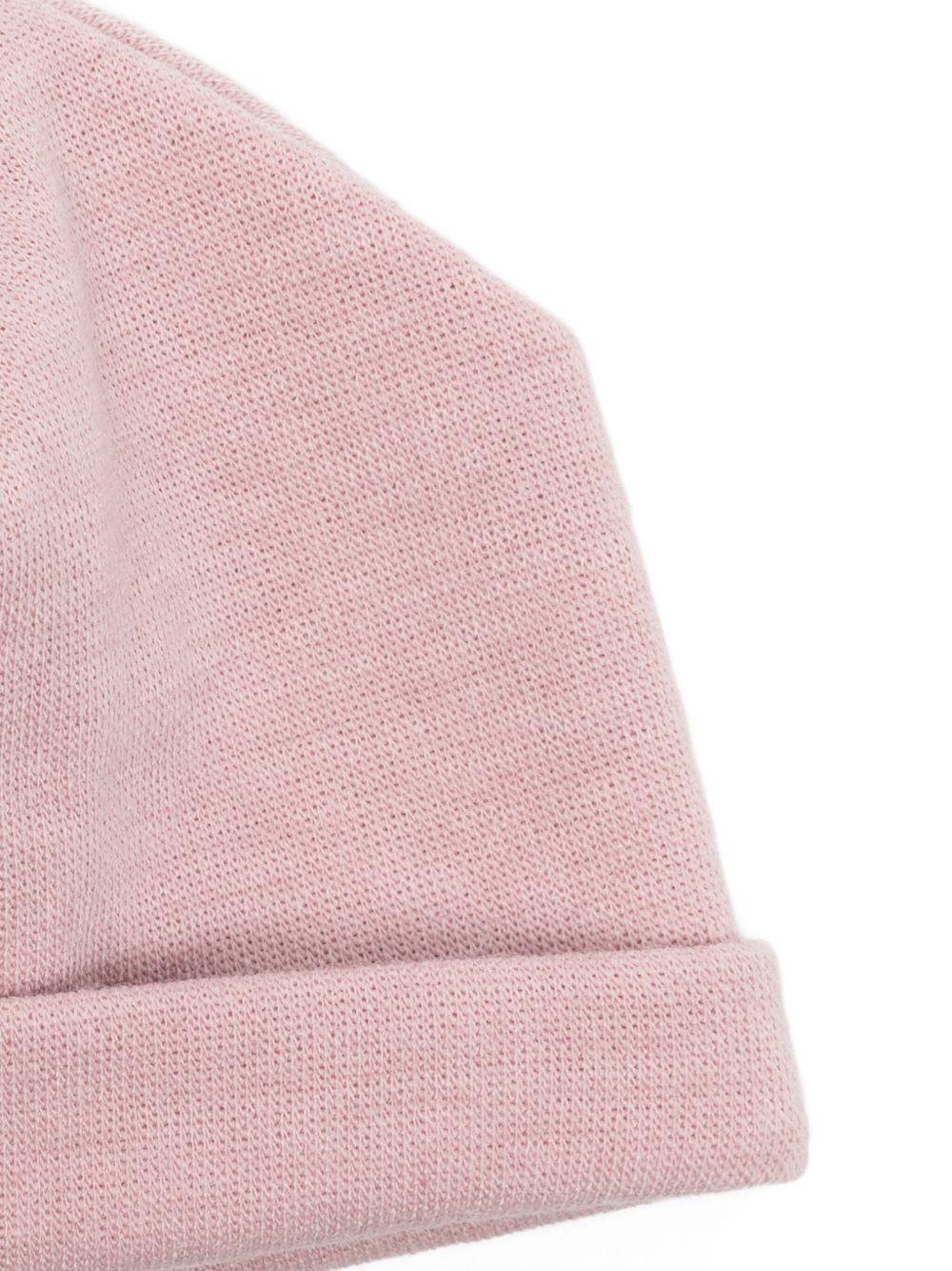 Berretto per neonata La Stupenderia rosa con tessuto a coste 1TBCP20 M48 LA STUPENDERIA 
