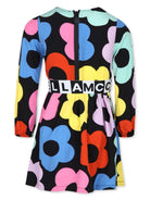 Abito per bambina Stella McCartney Kids nero a fiori TV1E30 Z2166 930MC STELLA McCARTNEY KIDS 