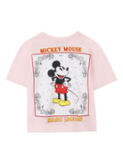 T-shirt per bambina Marc Jacobs Kids x Disney Mickey Mouse rosa con stampa W60691 475 THE MARC JACOBS KIDS 