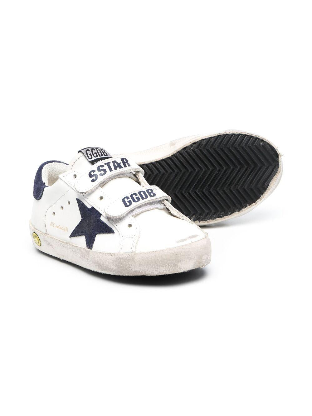 Sneakers per bambino Golden Goose Kids Superstar bianco con applicazione stella F00111F000418 10304 GOLDEN GOOSE KIDS 