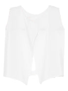 T-shirt per neonata Mariella Ferrari bianco con dettagli ricamati COG7 ROSA MARIELLA FERRARI 