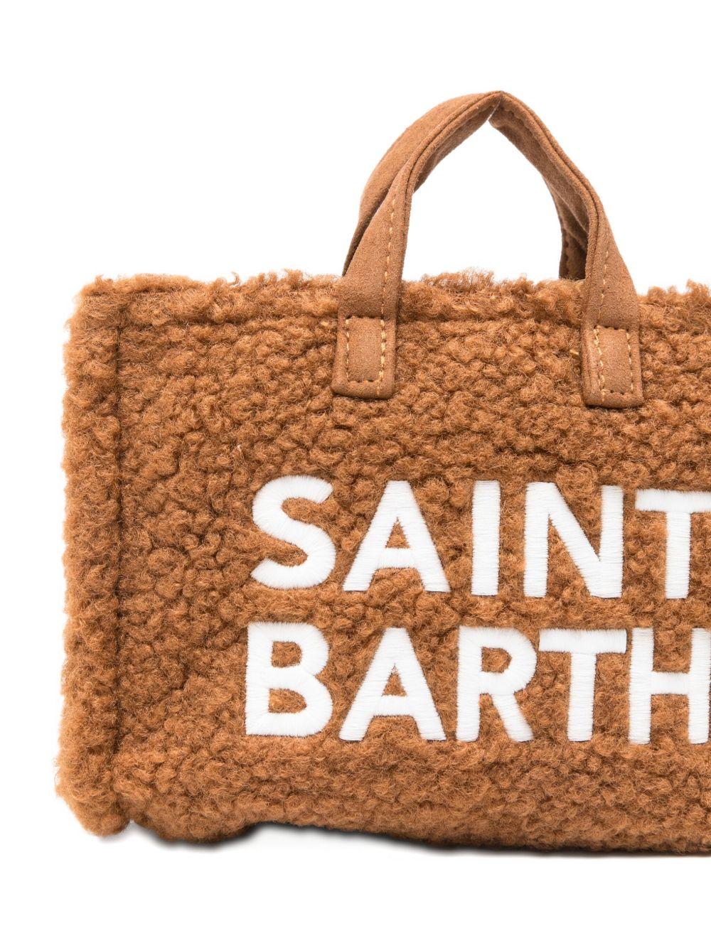 Phone bag per bambina MC2 Saint Barth Kids marrone con effetto teddy PHONE004 00221I MC2 ST. BARTH KIDS 