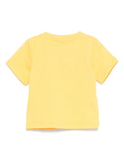 T-shirt per neonato Stella McCartney Kids giallo con stampa grafica TX8501 Z0434 248 STELLA McCARTNEY KIDS 