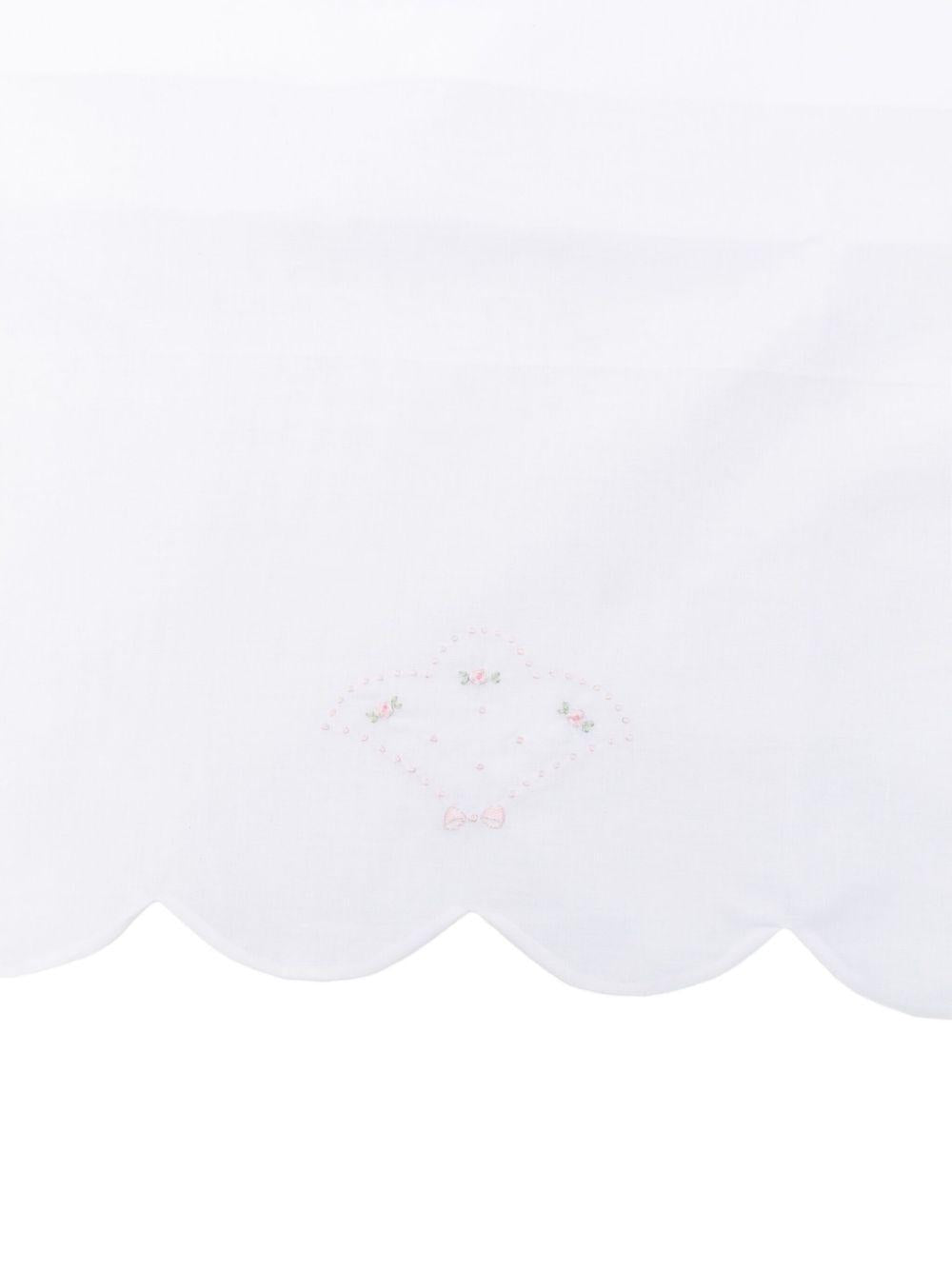 Coperta per neonati Mariella Ferrari bianca con bordo smerlato LZ927 ROSA MARIELLA FERRARI 