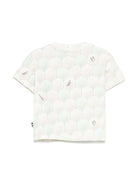 T-shirt per neonato Molo Riley beige con stampa all-over 6S25A202 9288 MOLO 