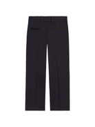 Pantaloni per bambino Dolce & Gabbana Kids nero a inserti L45P14 G7PQI B0665 DOLCE & GABBANA KIDS 