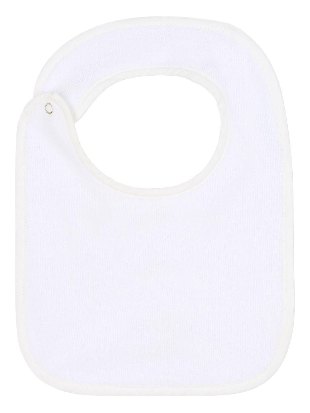 Set tutina cappello e berretto per neonata Chloé Kids bianco con cuciture tono su tono C20776 117 CHLOE' KIDS 