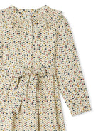 Abito a maniche lunghe per bambina Bonpoint bianco con orli con abbottonatura W04GDRW00021 733A BONPOINT 