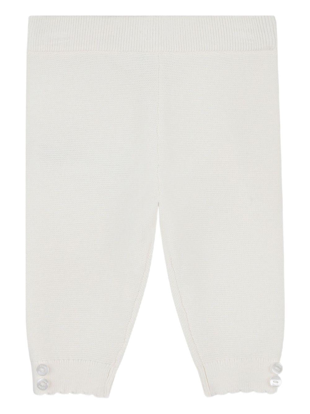 Set tuta e pantaloni sportivi per neonata Chloé Kids bianco con colletto con ruches C20778 117 CHLOE' KIDS 