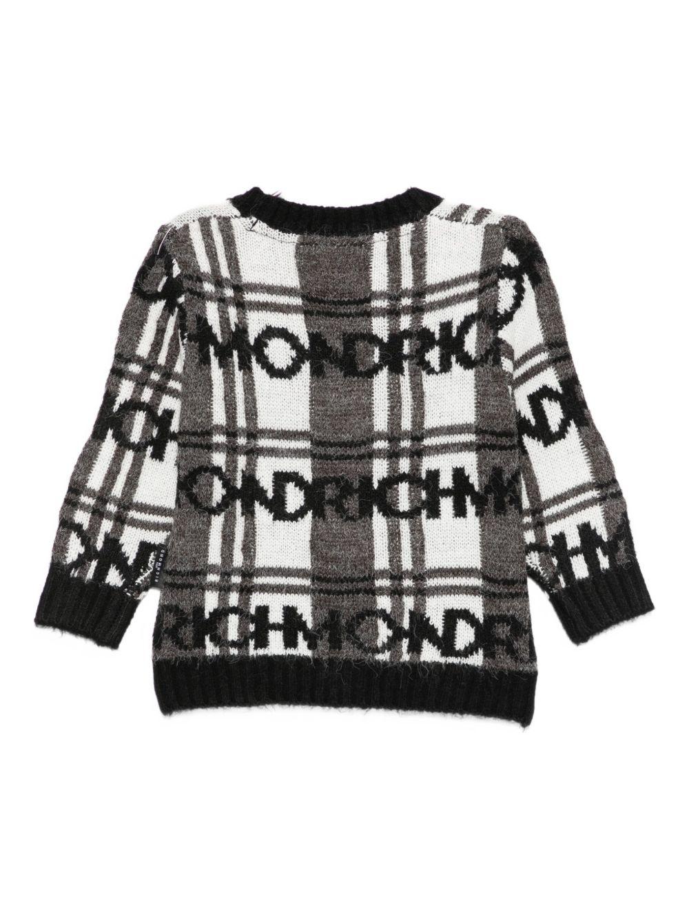 Cardigan per neonato John Richmond Junior multicolore con motivo a quadri RIA25099CD TARTAN M. JOHN RICHMOND JUNIOR 