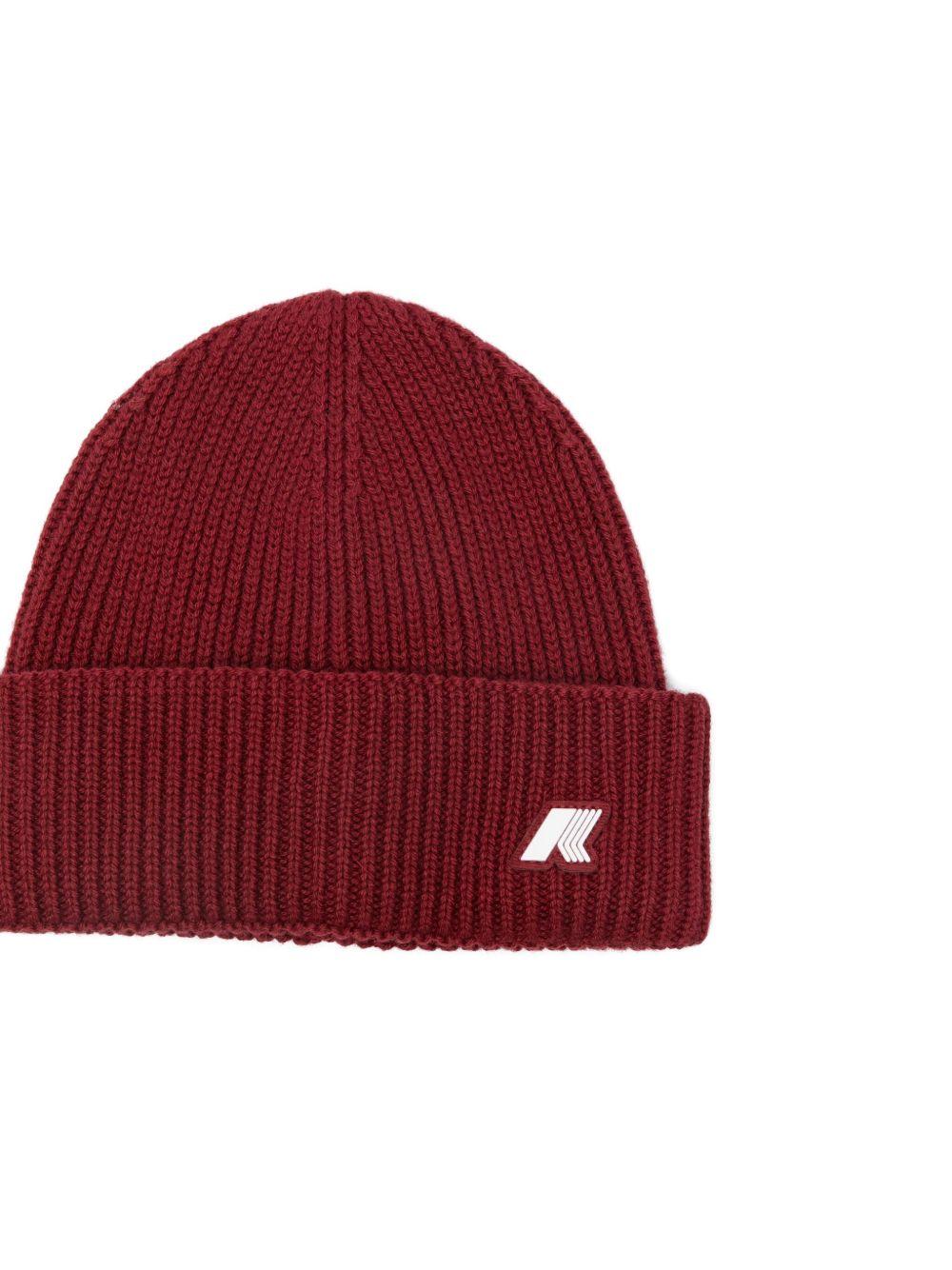 Berretto per bambino K-Way Kids rosso con visiera ripiegata K1151RW KAO K-WAY KIDS 