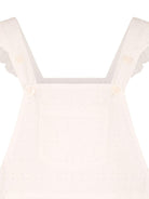 Tuta intera per bambina MC2 Saint Barth Kids bianco a fiori con cut-out TEM001 03016H MC2 ST. BARTH KIDS 