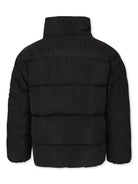 Piumino per bambino Stella McCartney Kids nero con applicazione logo TV2Q57 Z0537 930 STELLA McCARTNEY KIDS 