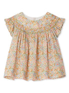 Blusa Eliotine per neonata Bonpoint multicolor con stampa fiori all-over S05XBLW00008 525C BONPOINT 
