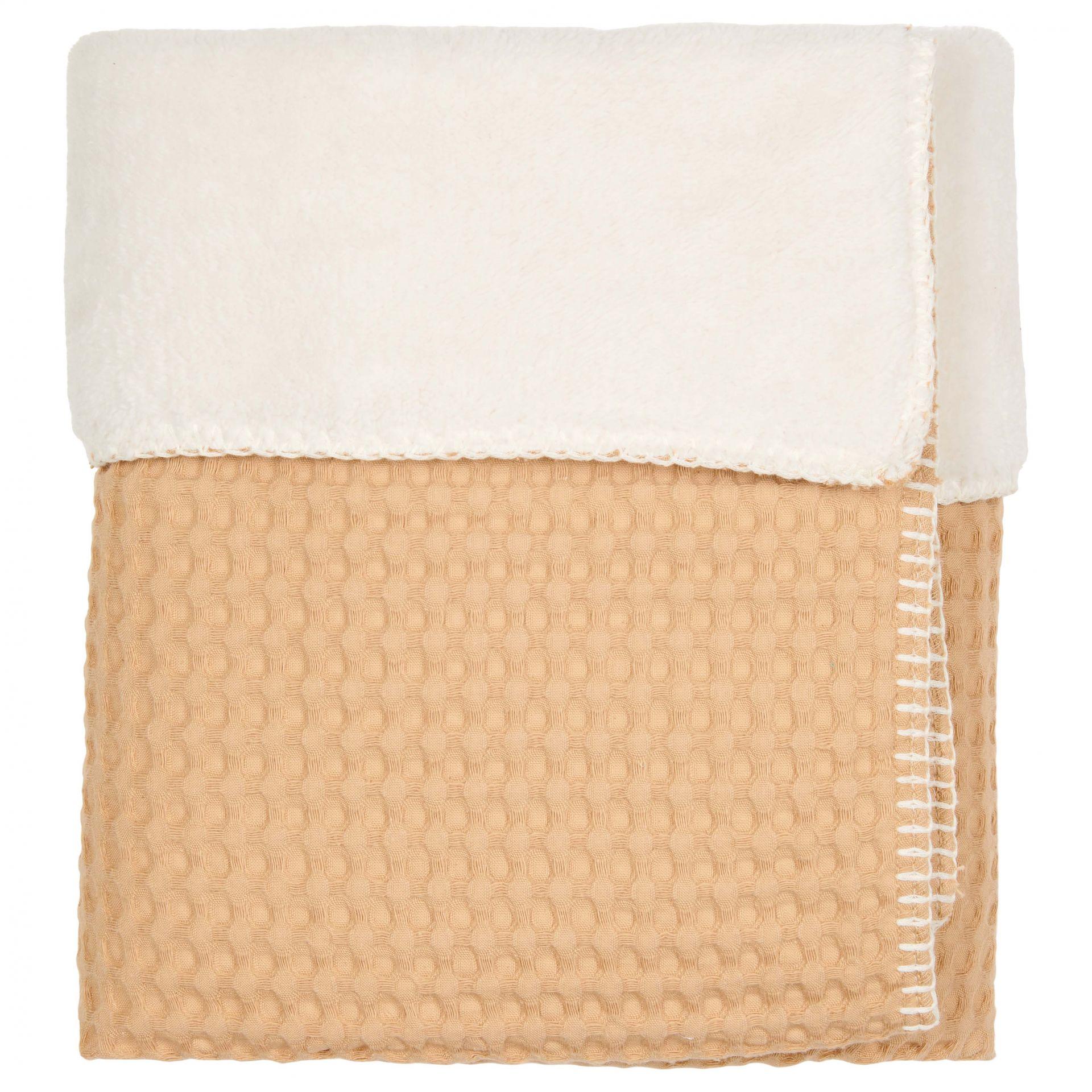 Coperta per culla Teddy Oslo naturale/ciottolo beige 1015-44-020 905 KOEKA 