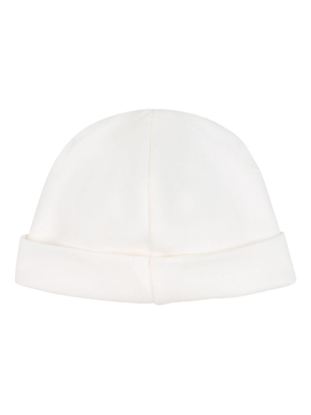 Set tutina cappello e berretto per neonata Chloé Kids bianco con cuciture tono su tono C20776 117 CHLOE' KIDS 