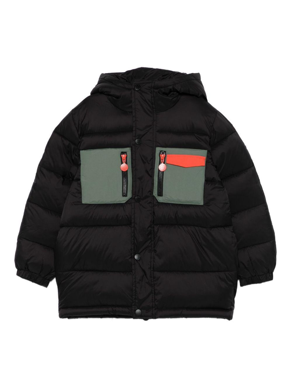 Giubbino per bambino Stella McCartney Kids nero con design trapuntato TX2Q27 Z0536 930 STELLA McCARTNEY KIDS 