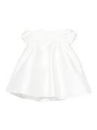 Abito per neonata La Stupenderia bianco con gonna a trapezio 1CCAB26 S60X28 LA STUPENDERIA 